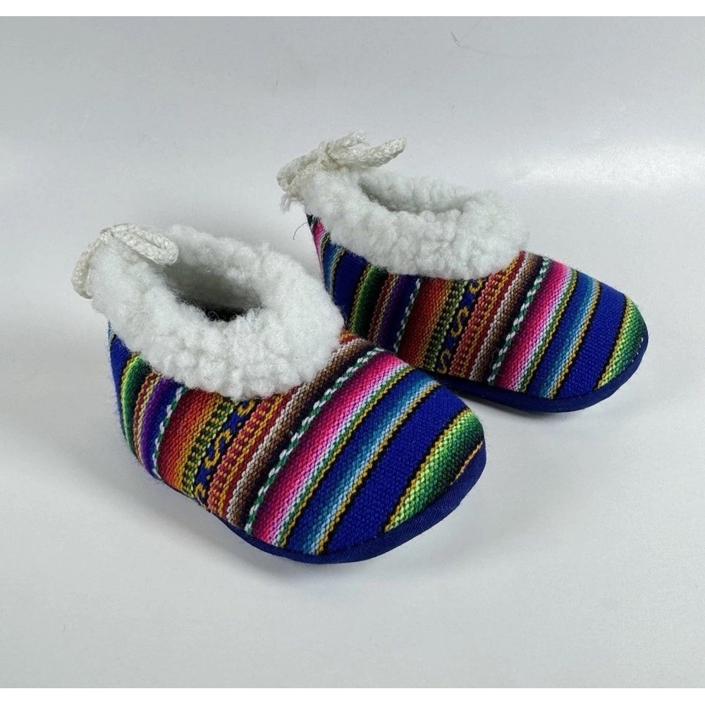 Infant Handmade‎ Peruvian Baby Booties – Andean Textile 6-12 Month